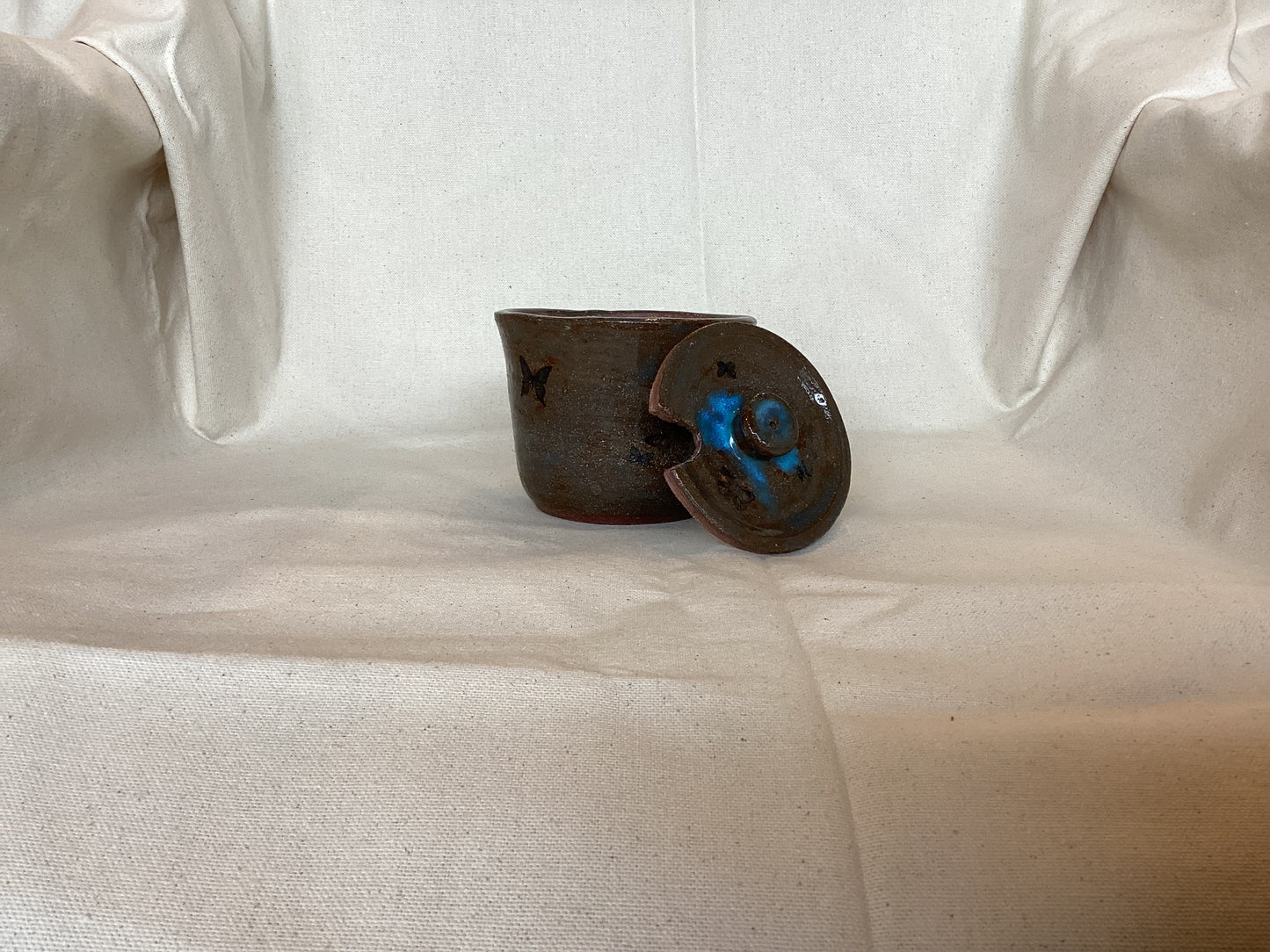 Butterfly Honey Pot