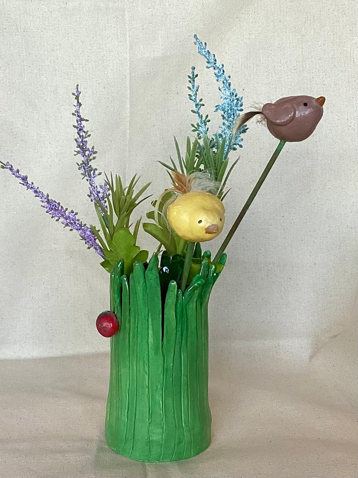 Bird Flower Pot Decorations