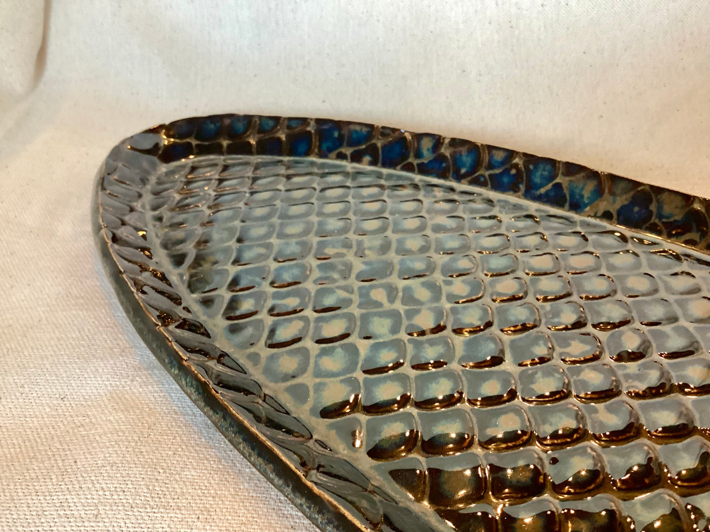 Textured Oblong Tray