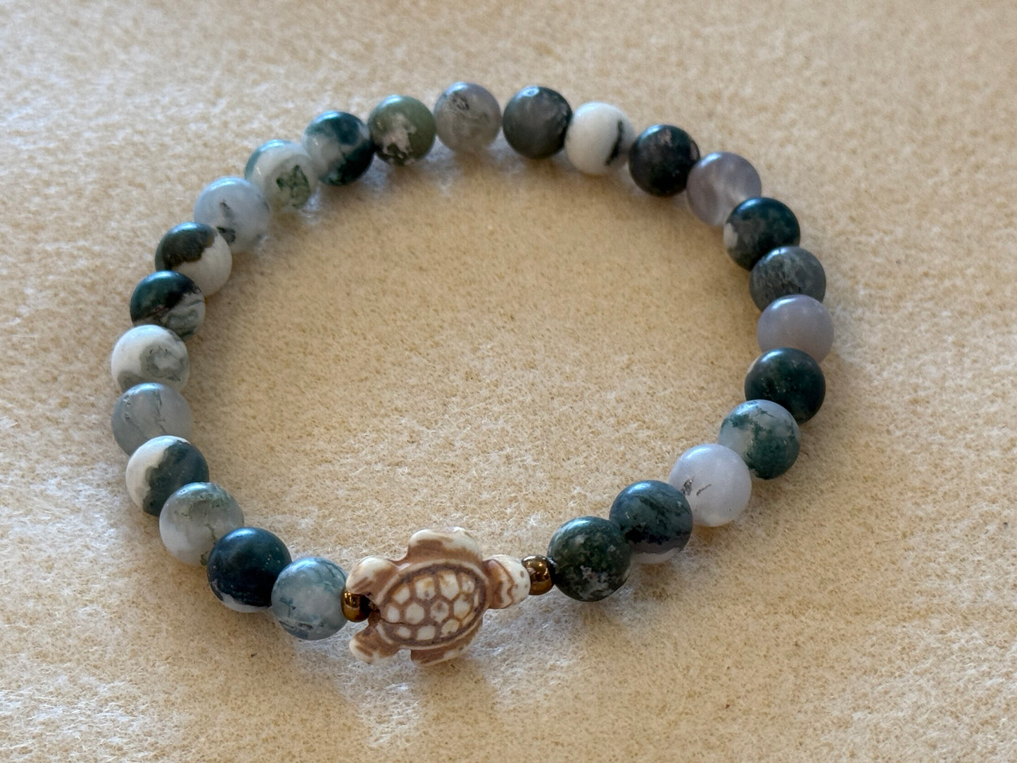 Stretch Bracelet with Natural Gemstones