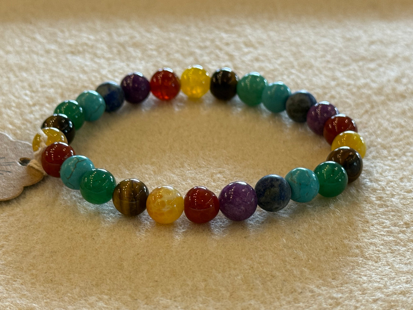Stretch Bracelet with Natural Gemstones