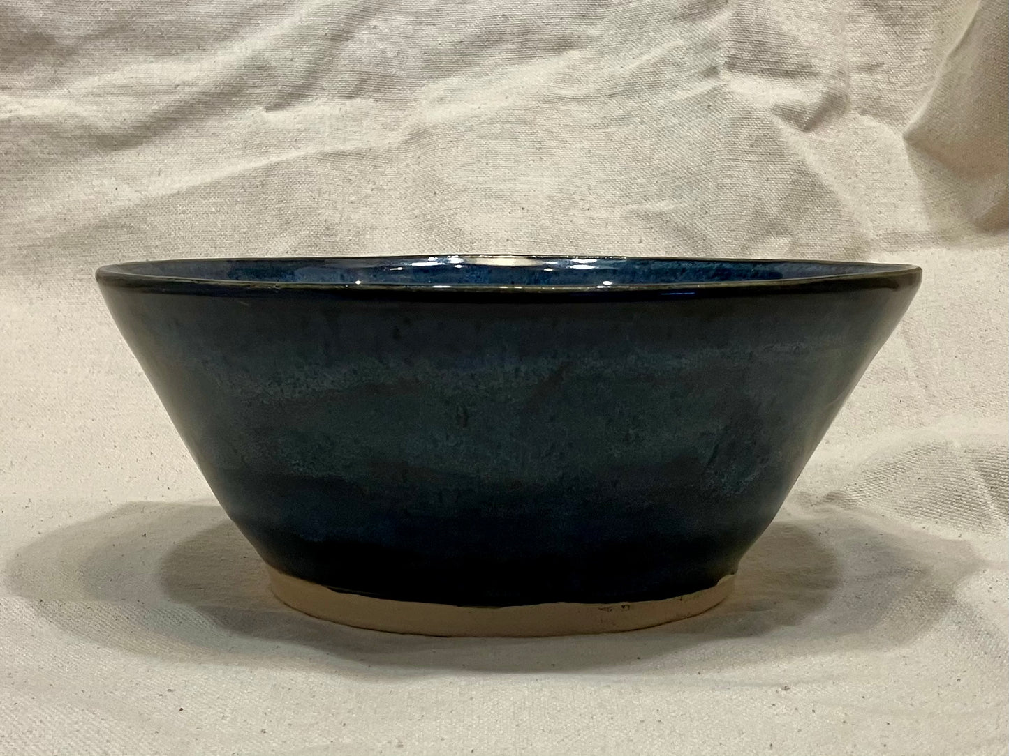 Medium Blue and Green Drippy Bowl