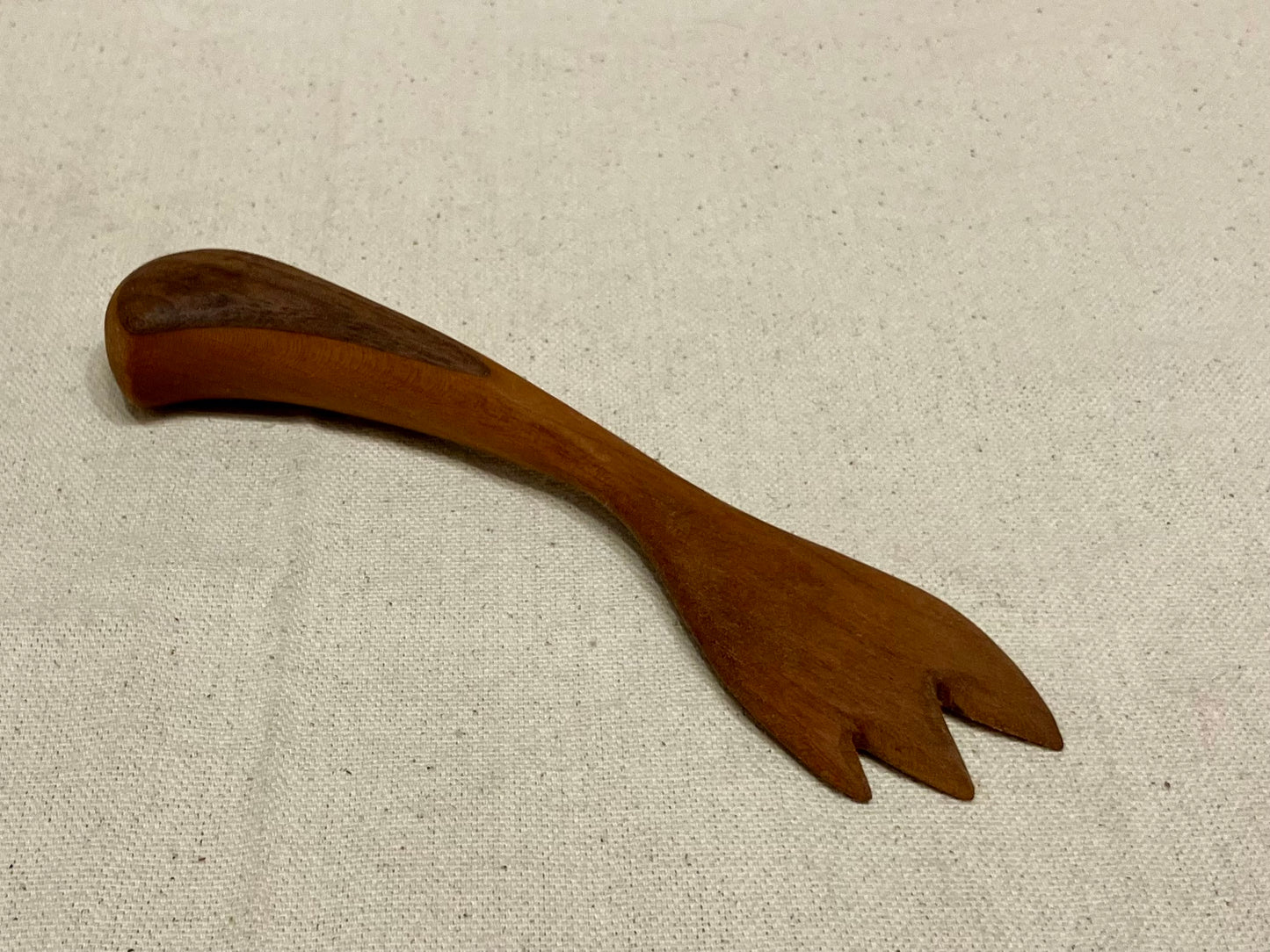 Cherry and Walnut Wood Fork