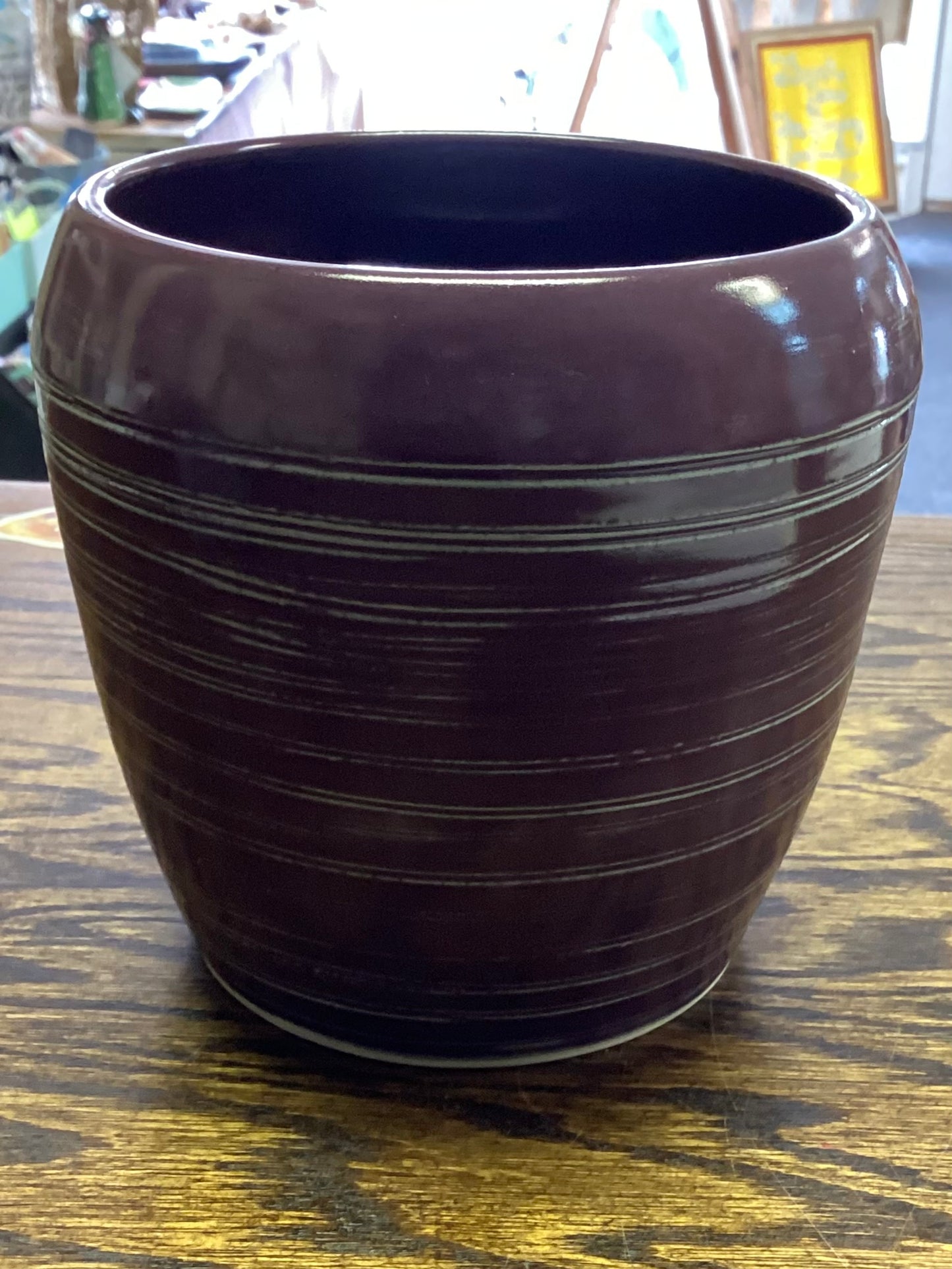 Purple Stripe Vase