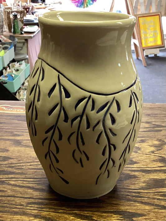 Blue Vine Vase