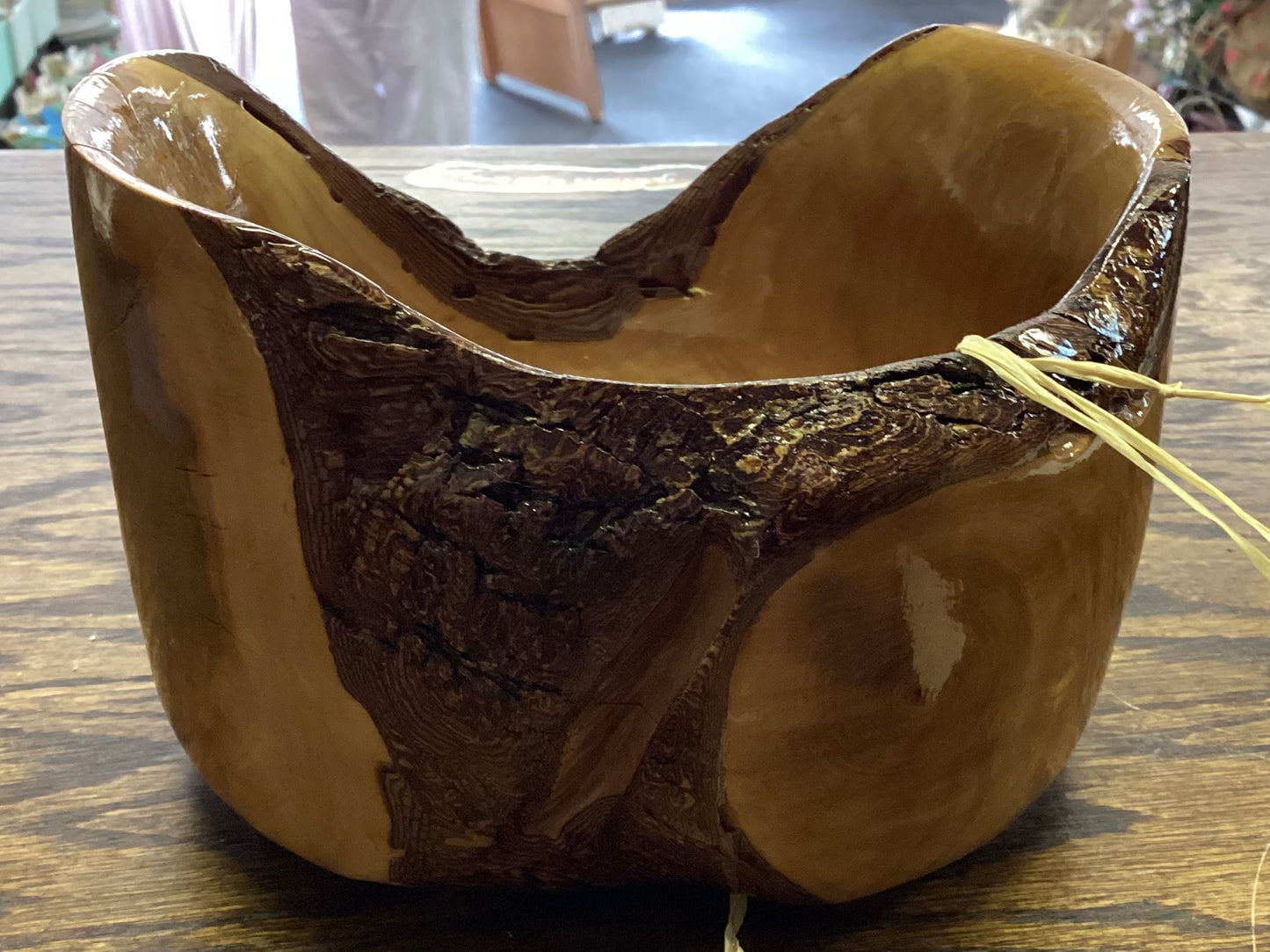 Live Edge Hickory Bowl. RP #18