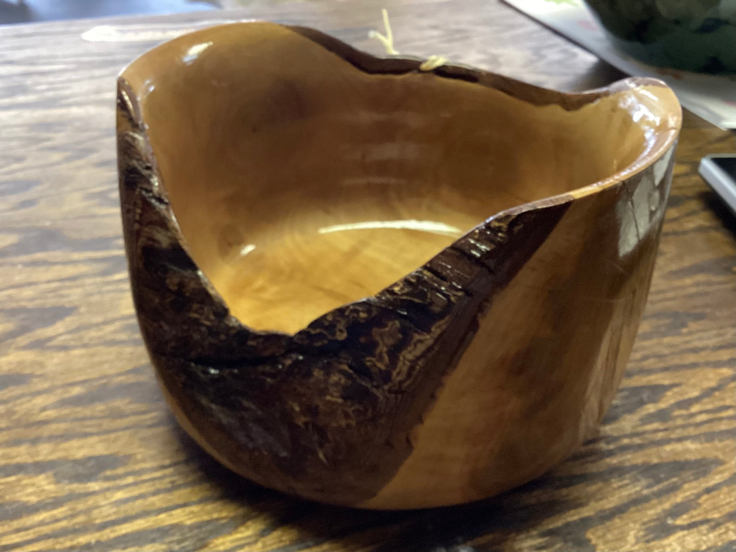 Live Edge Hickory Bowl. RP #18