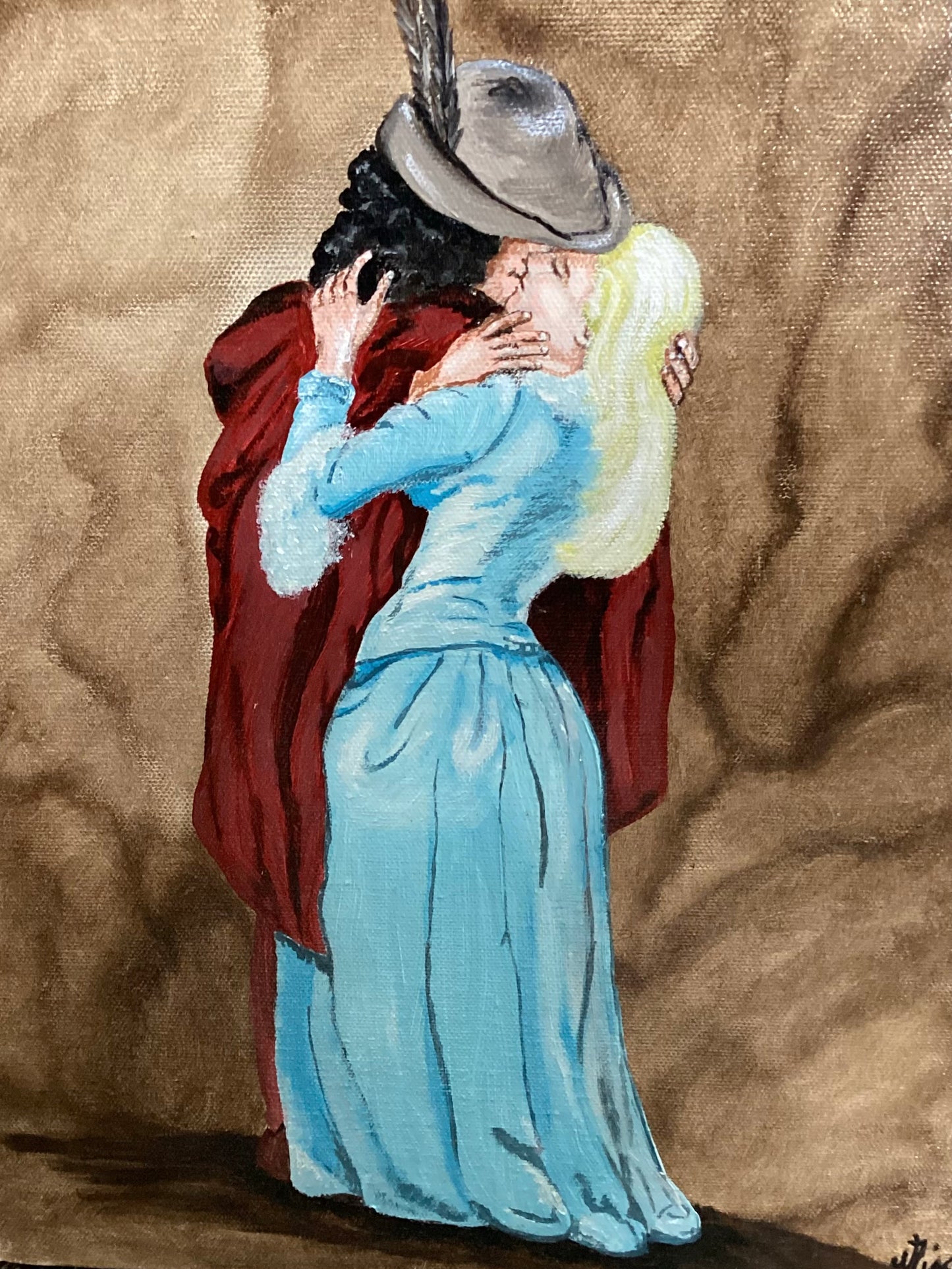 “The Kiss” Painting