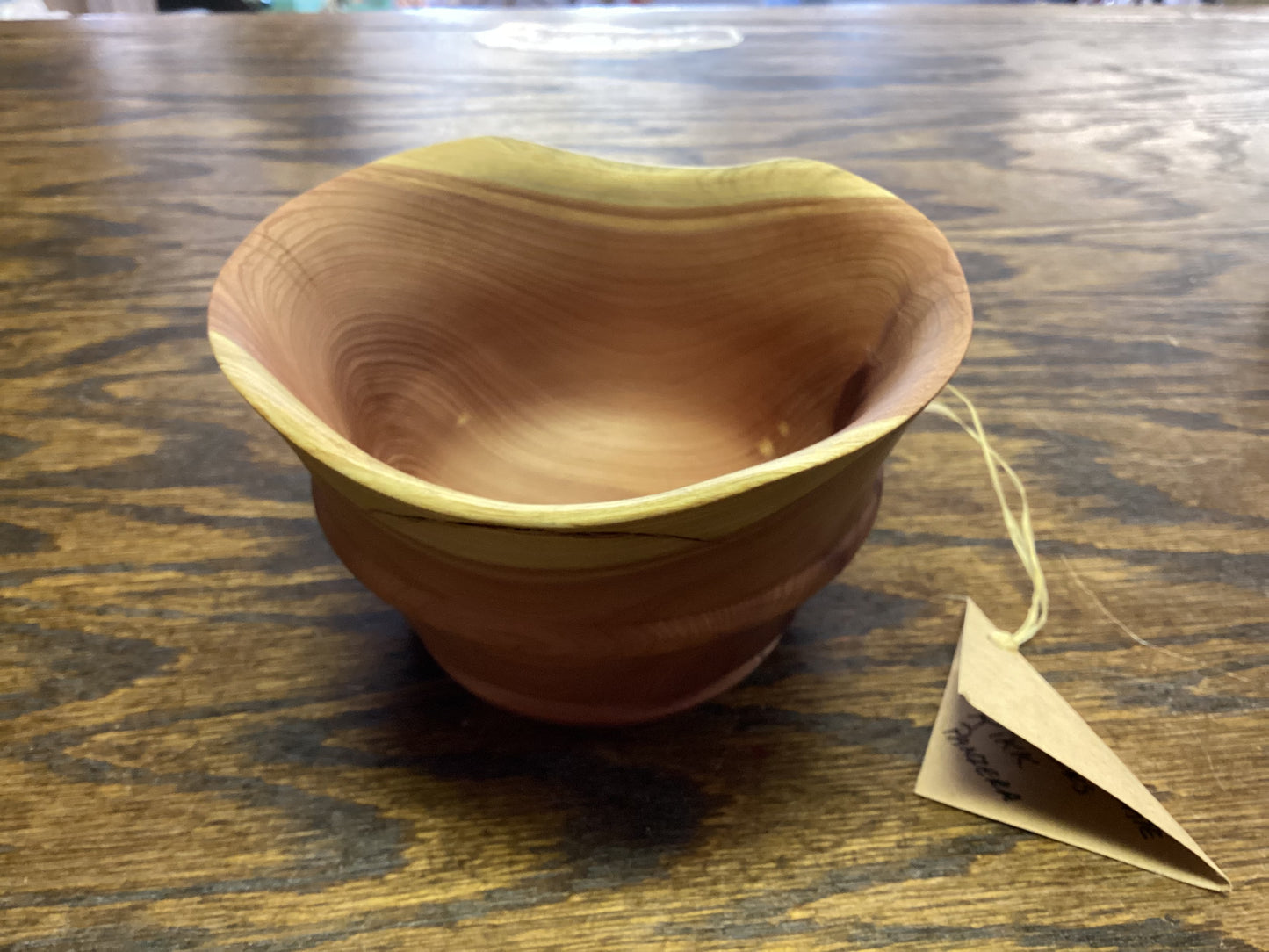 4” Red Cedar Bowl  RP.22