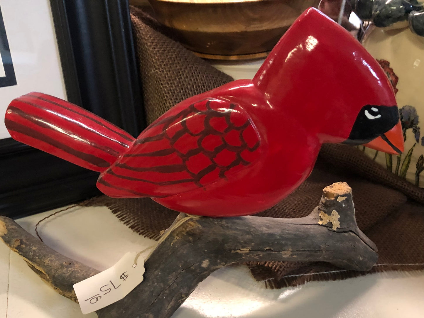 Cardinal Wood Piece