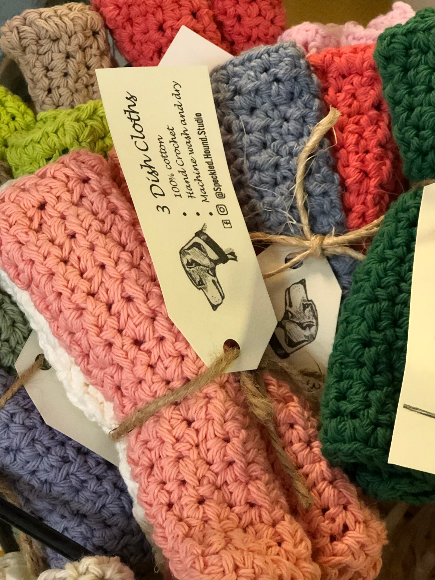 Crochet Wash Cloths (pack of 3)