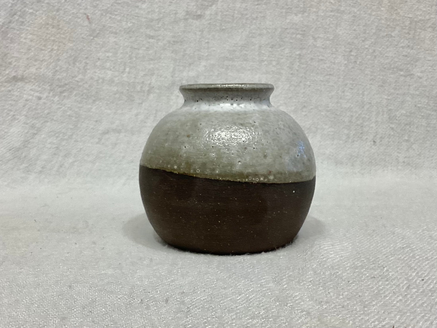 Small Black and Gray Vase