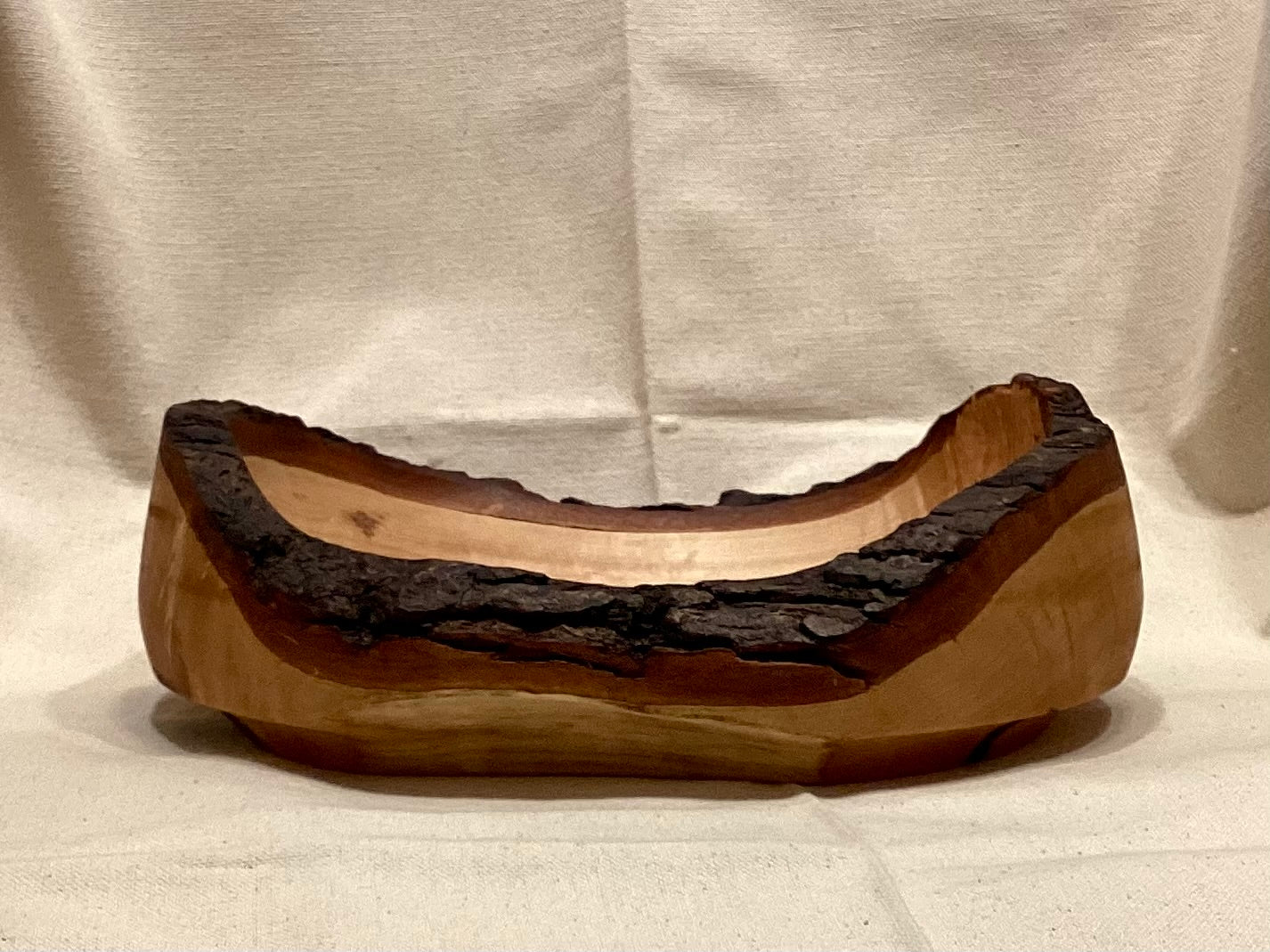 Live Edge Green Red Maple Bowl