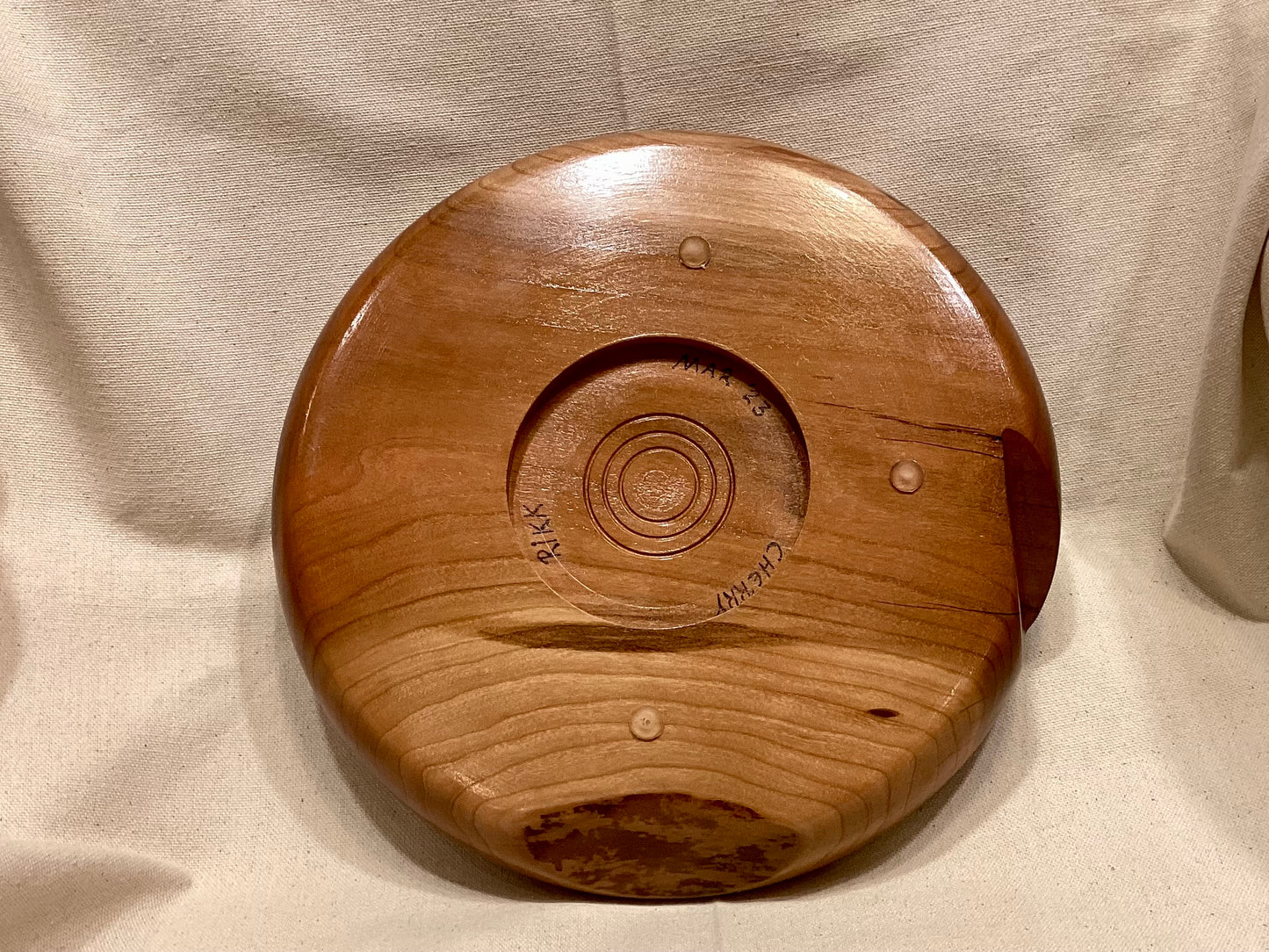Eastern Cherry Flat Bowl
