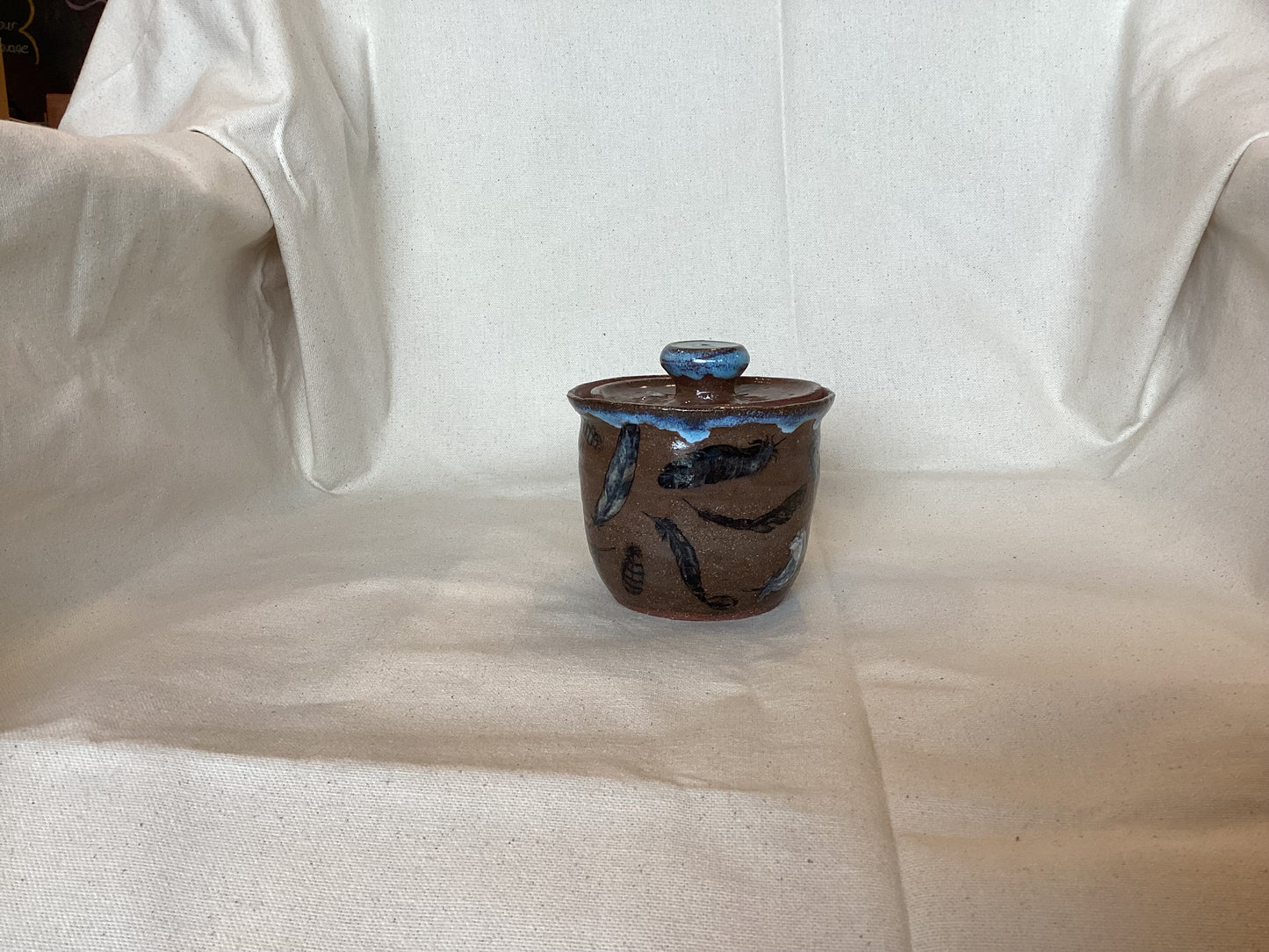 Feather Sugar Bowl