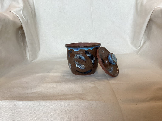 Feather Sugar Bowl
