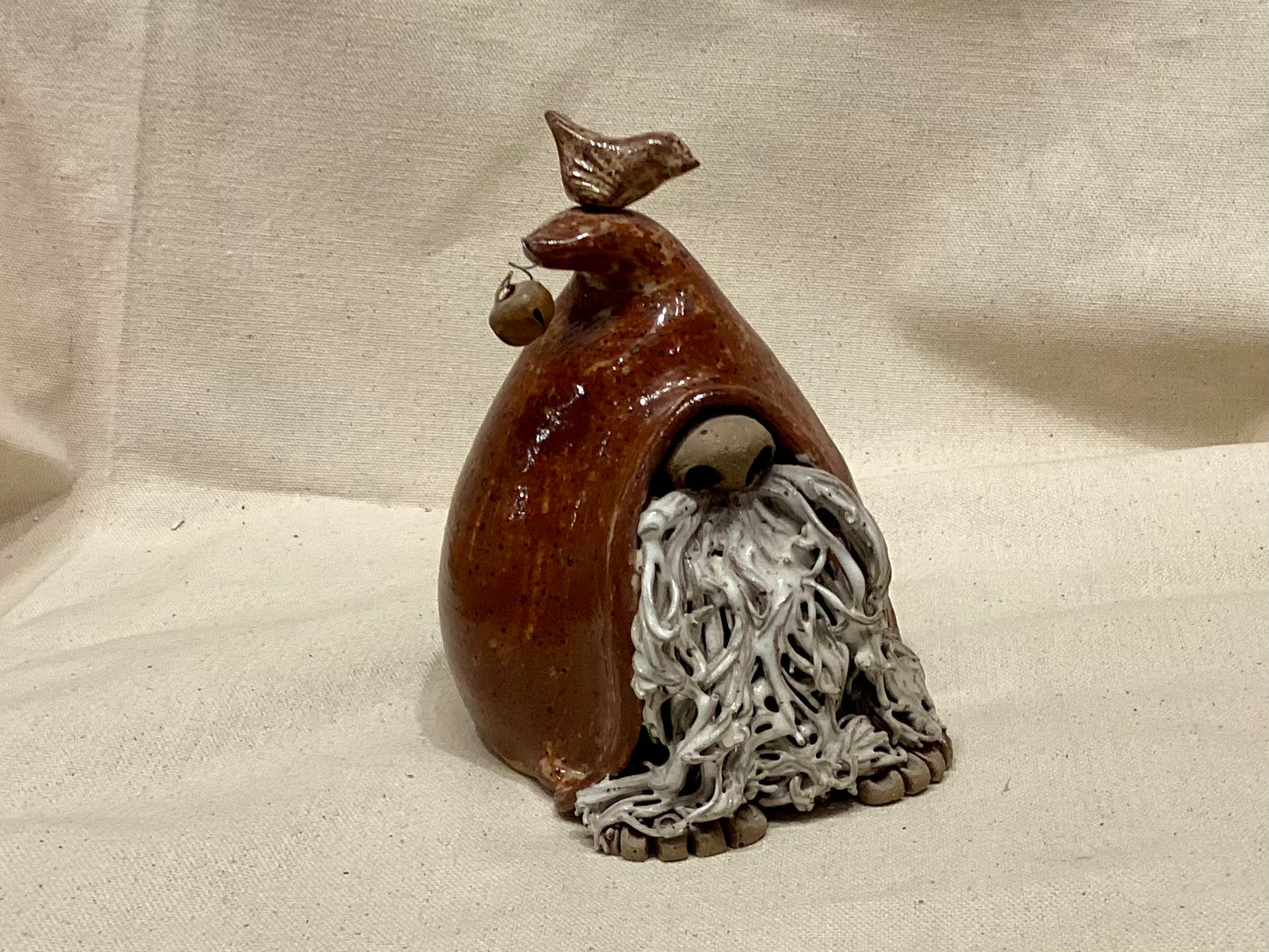 Gnome with a Bird