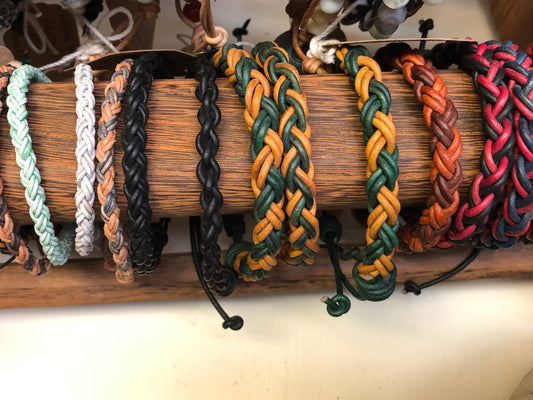 Braided Leather Bracelets