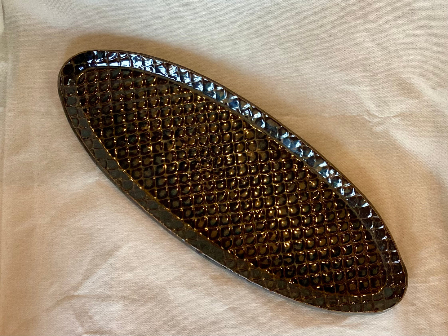 Textured Oblong Tray