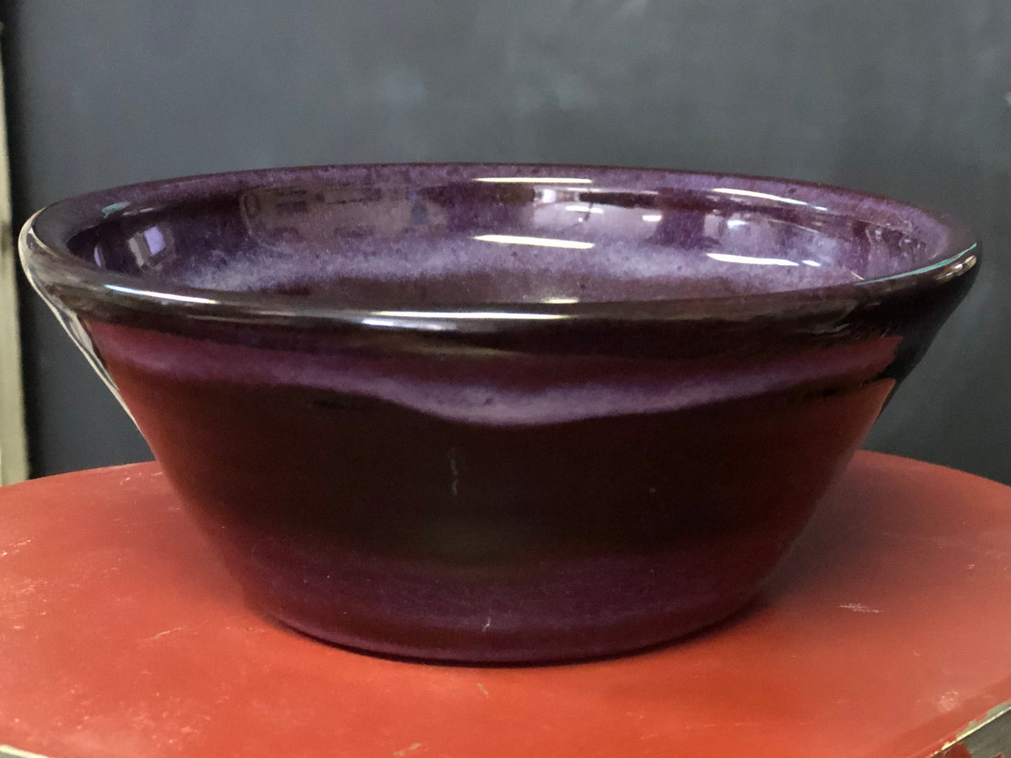 Purple & Black Bowl