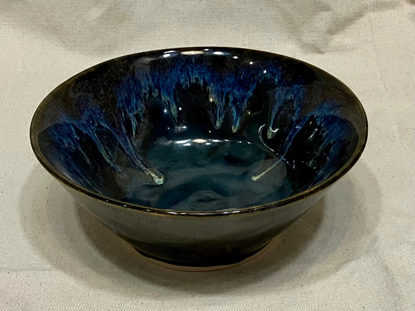 Blue Drippy Bowl