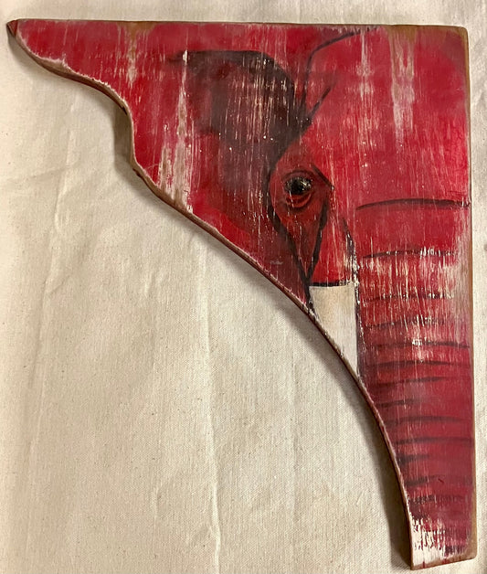Elephant on Wood