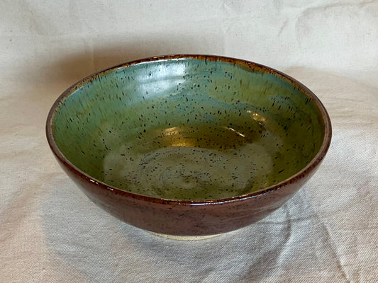 Speckled Green Shino Bowl