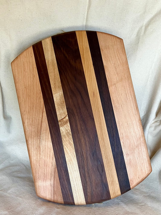 Maple and Mahogany Cutting Board