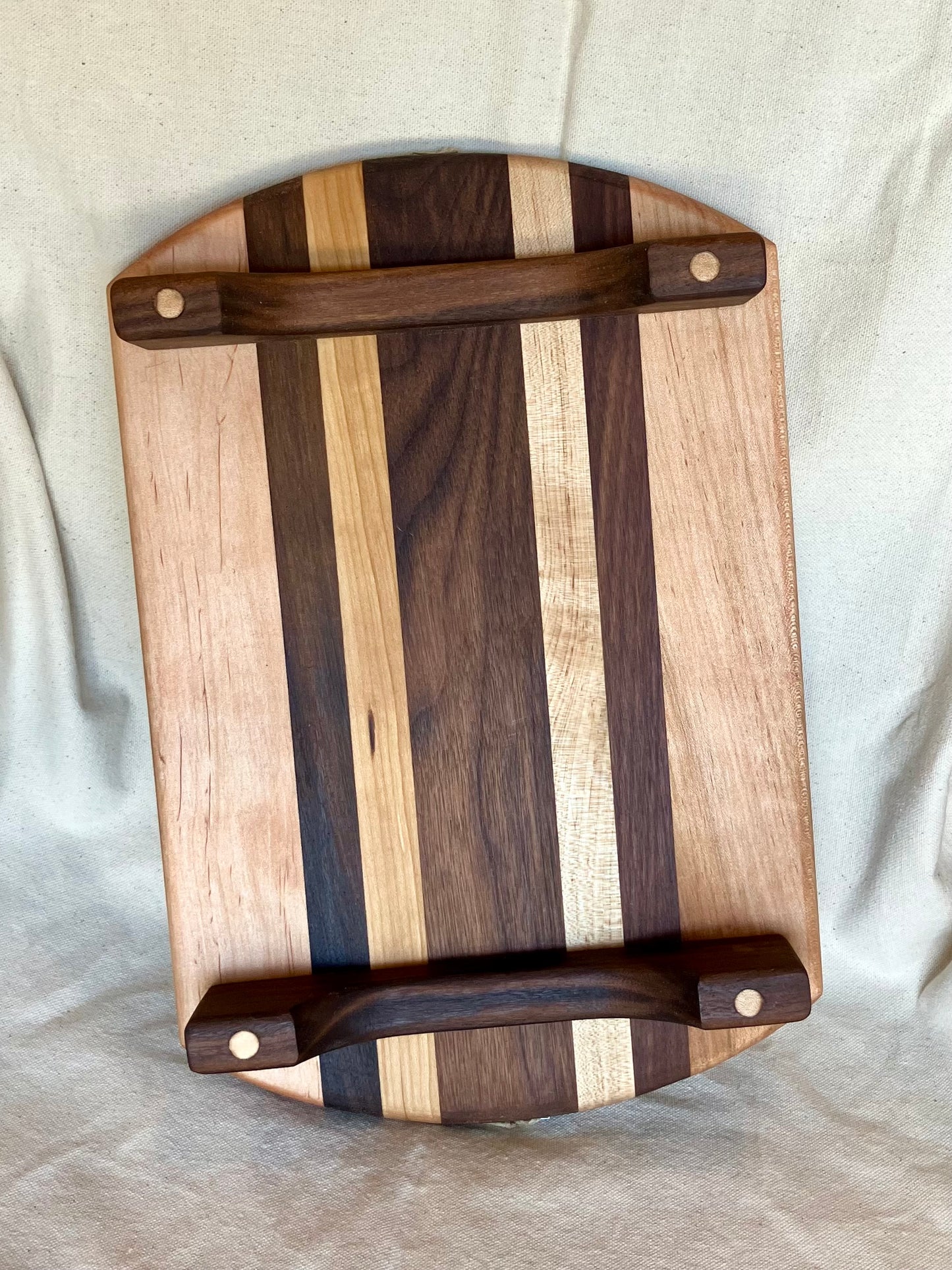 Maple and Mahogany Cutting Board