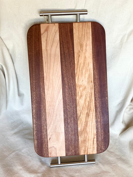 Silver Handled Charcuterie Tray