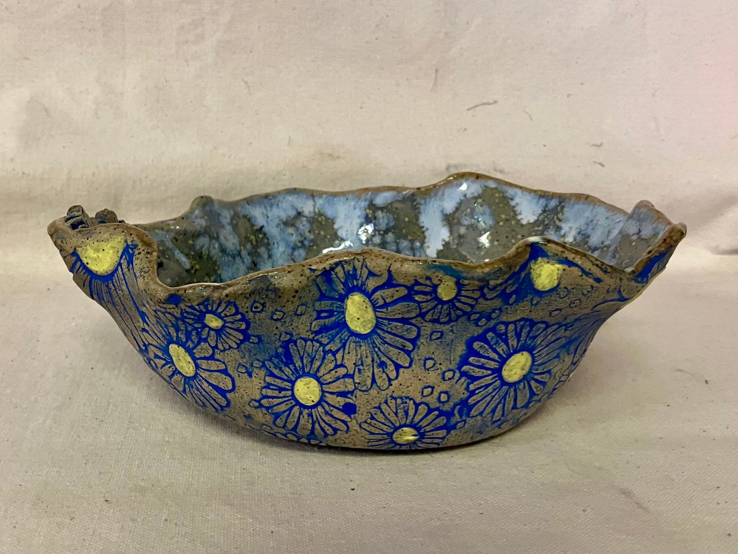 Blue Flower Bowl