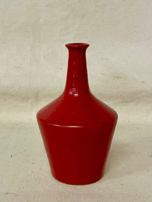 Small Red Bud Vase