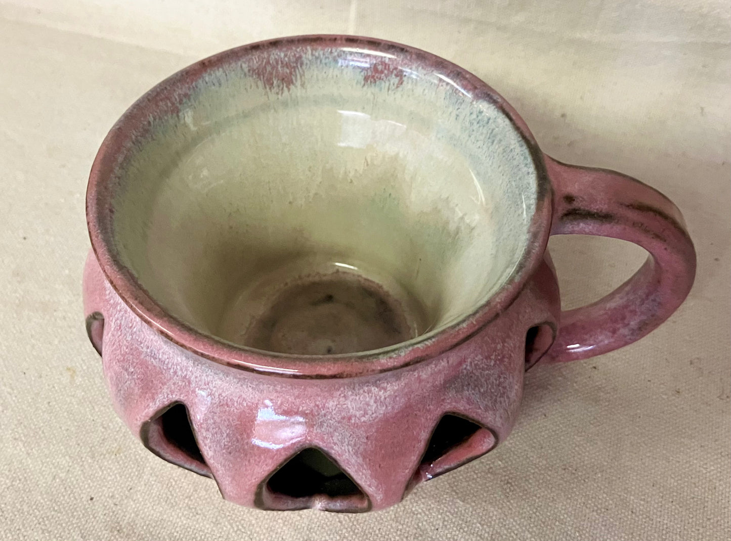 Pink Double Walled Mug