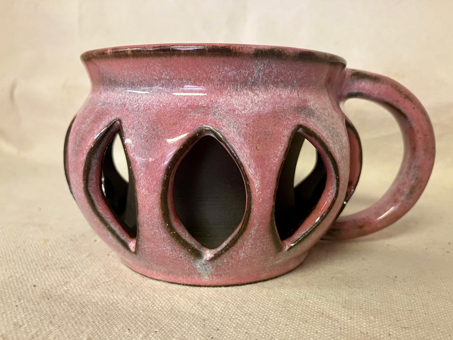 Pink Double Walled Mug