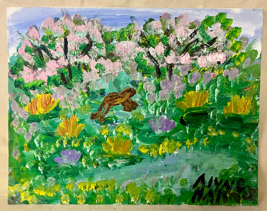 Jumping Frog Pond by Alyne Harris