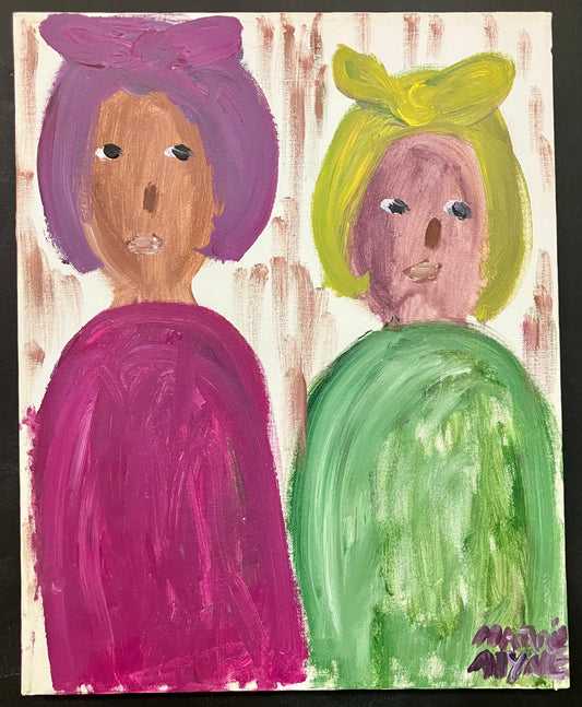 Two Girls by Alyne Harris