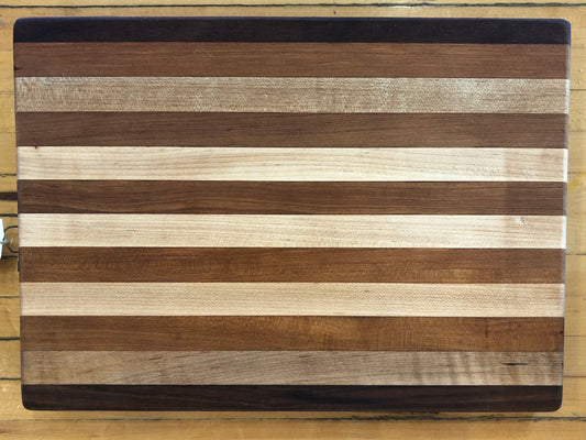 Thick Maple, Walnut and Cherry Cutting Board