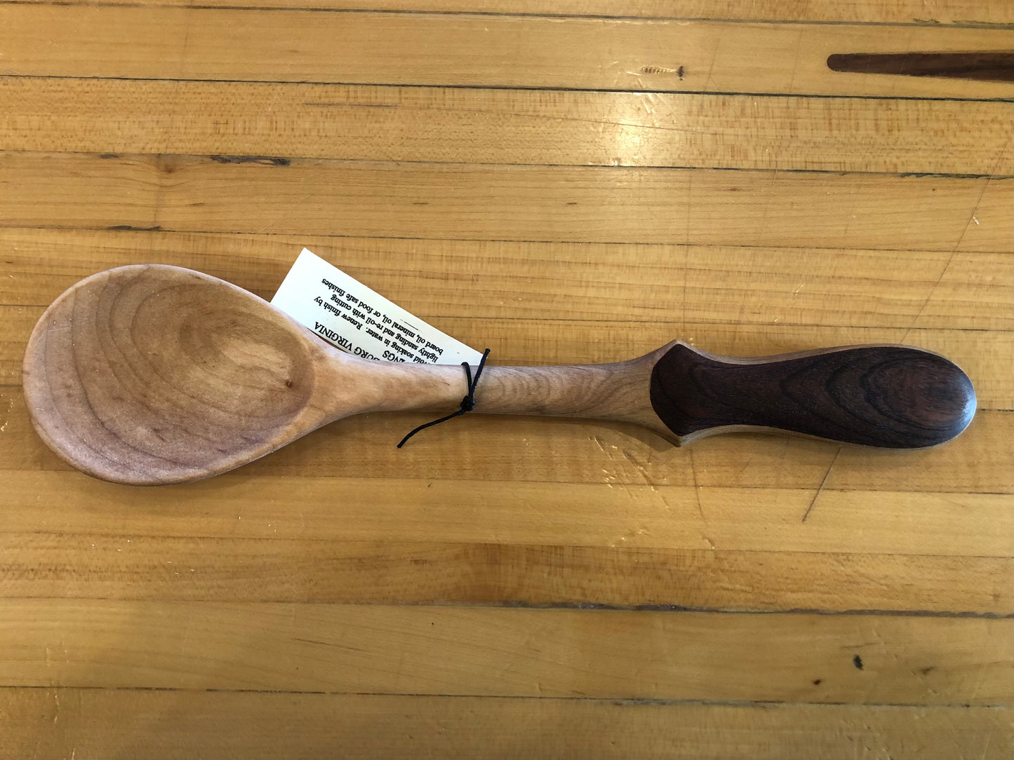 Maple and Mahogany Kettle Spoon