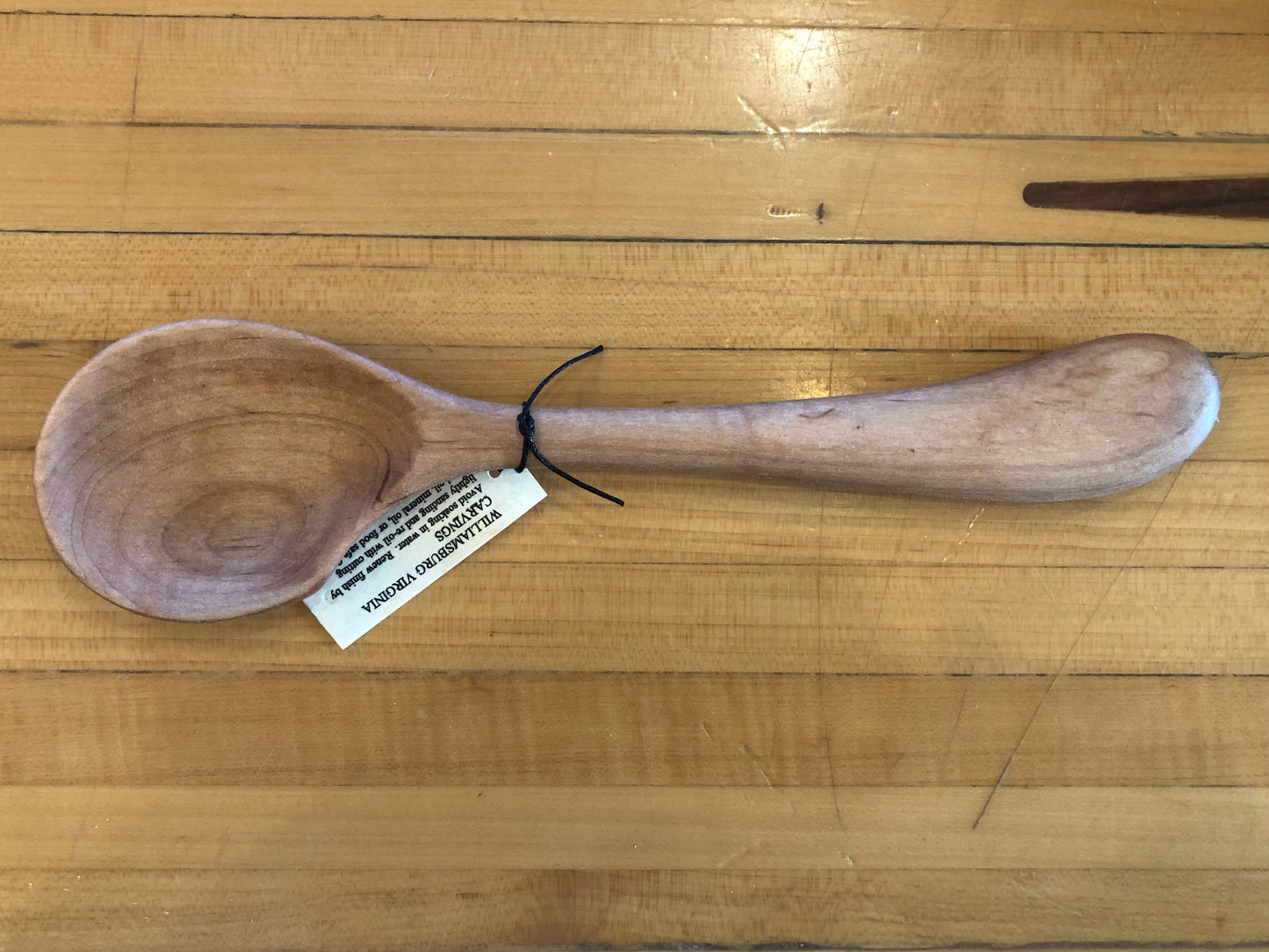 Left Handed Maple Kettle Spoon