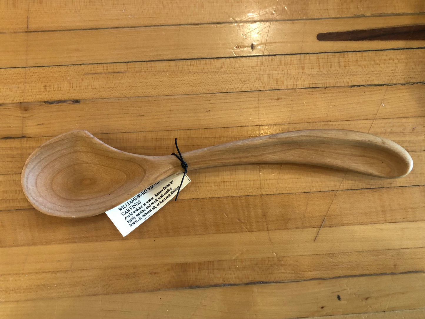 Virginia Mountains Butcher Block Maple Spoon