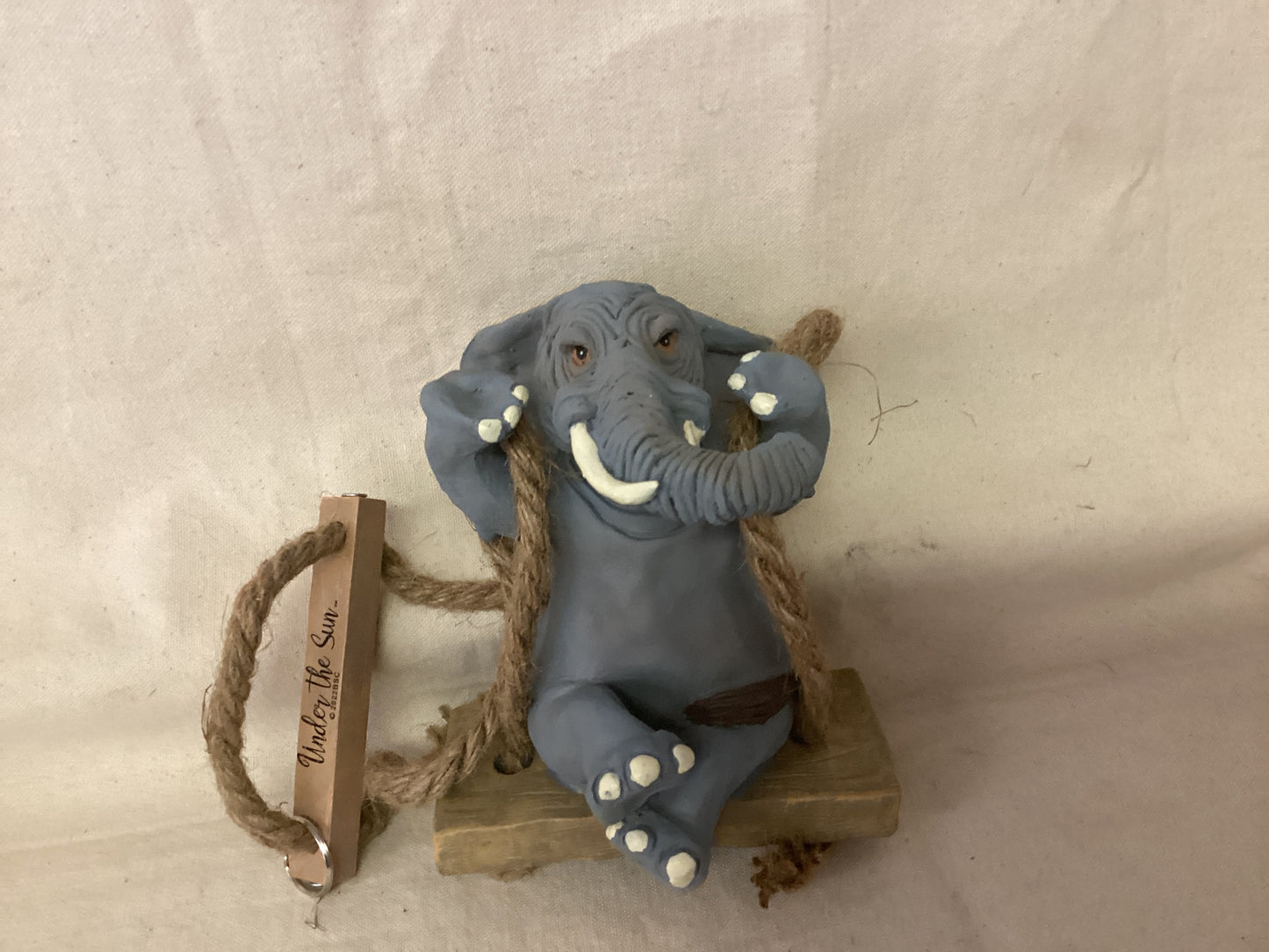 Elephant on Swing