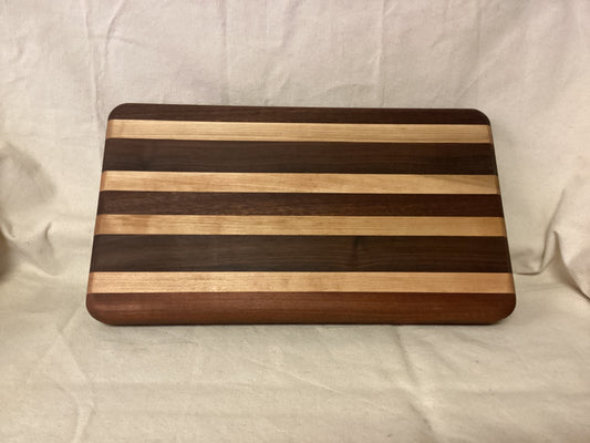 Maple & Black Walnut Thick Cutting Board