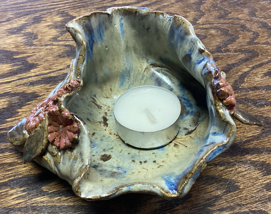 Flower Tea Light Bowl