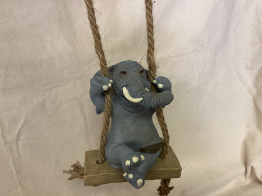 Elephant on Swing
