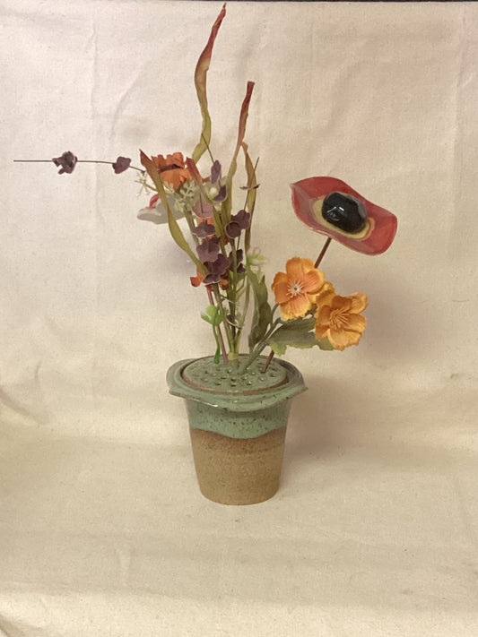 Vase with Flower Frog