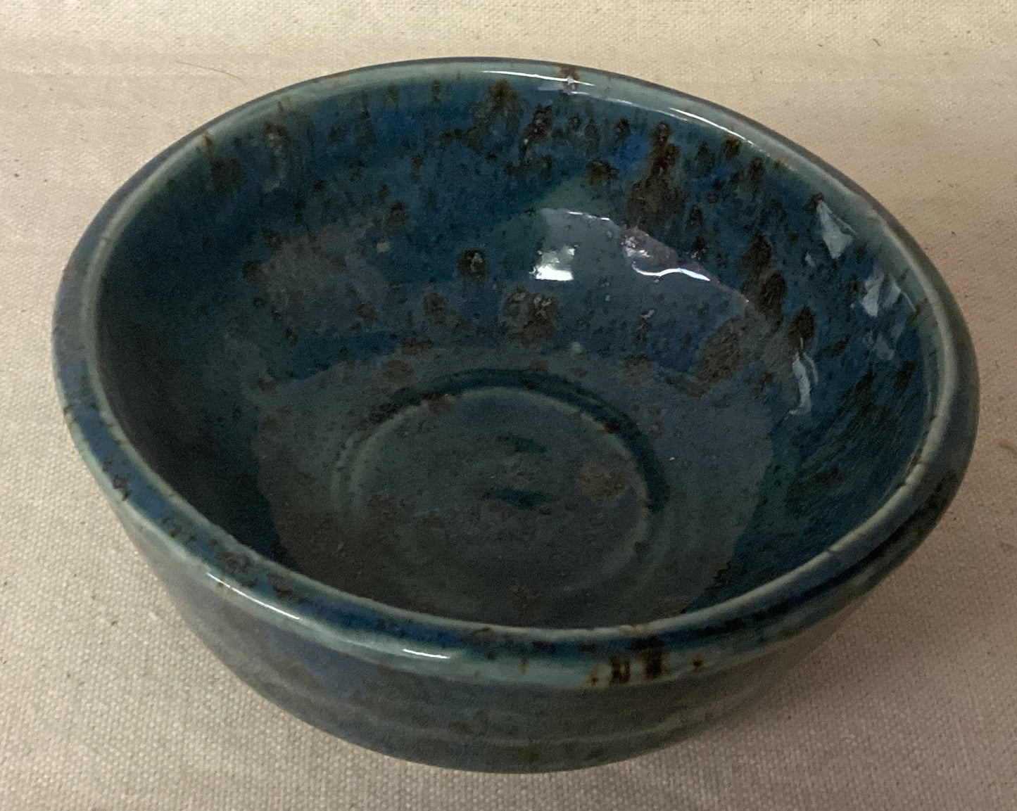 Shipwreck blue bowl small