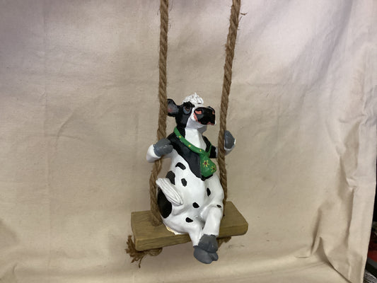 Cow on Swing