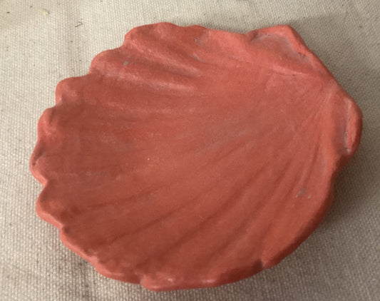 Fossilized Scallop Shell Dish